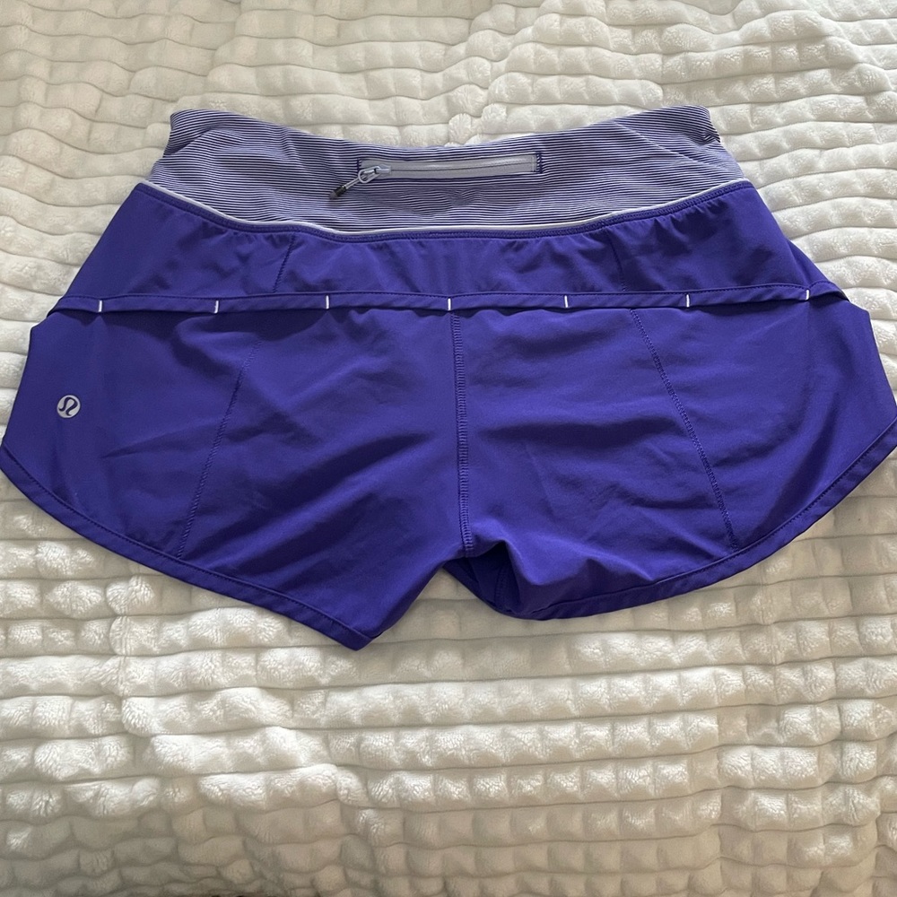 Purple Lululemon Speed Up Short 2.5